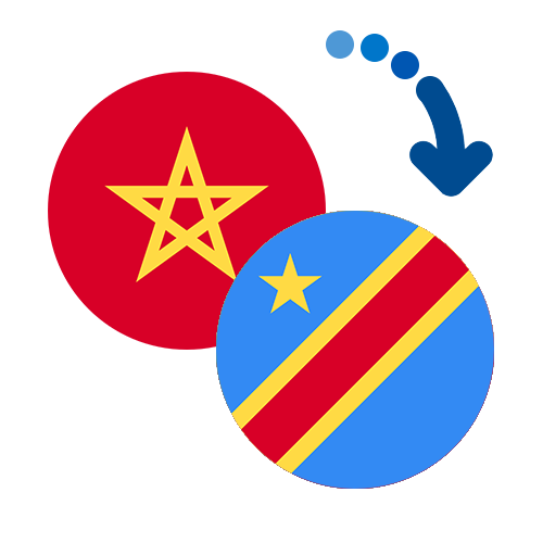 Wie kann man online Geld von Marokko nach Kongo senden?