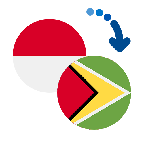 Wie kann man online Geld von Monaco nach Guyana senden?