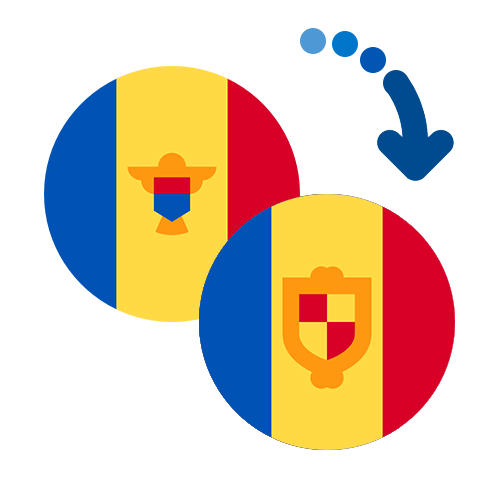 Wie kann man online Geld von Moldawien nach Andorra senden?