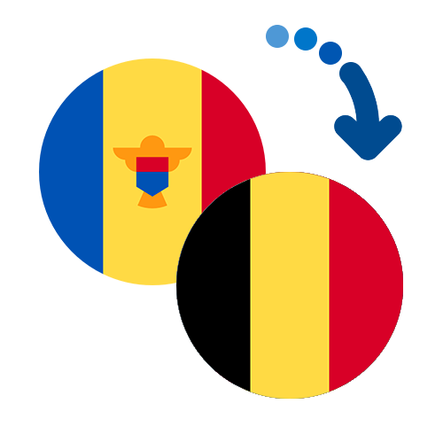 How to send money from Moldova to Belgium