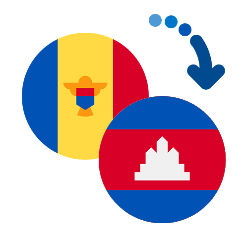 Wie kann man online Geld von Moldawien nach Kambodscha senden?