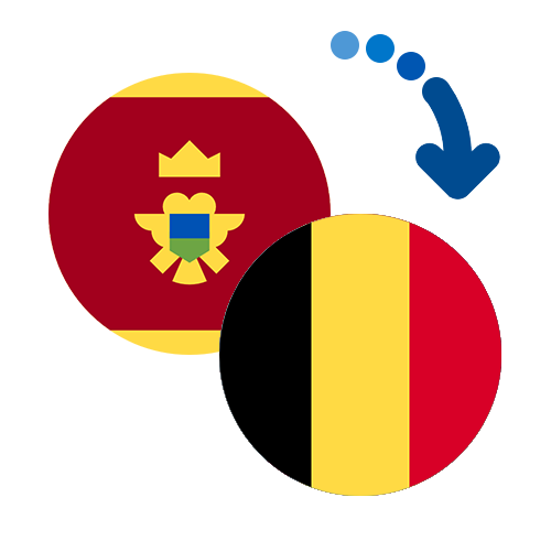 How to send money from Montenegro to Belgium