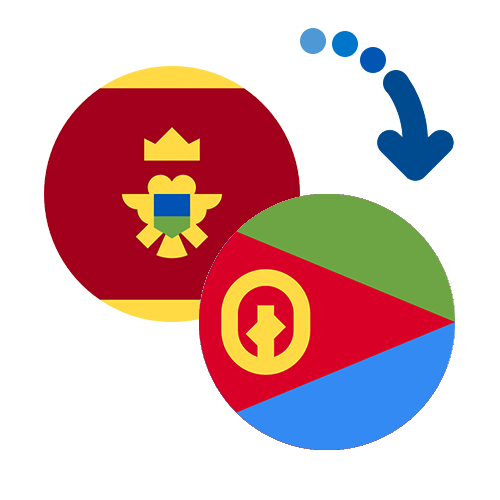Wie kann man online Geld von Montenegro nach Eritrea senden?