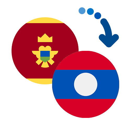 How to send money from Montenegro to Laos