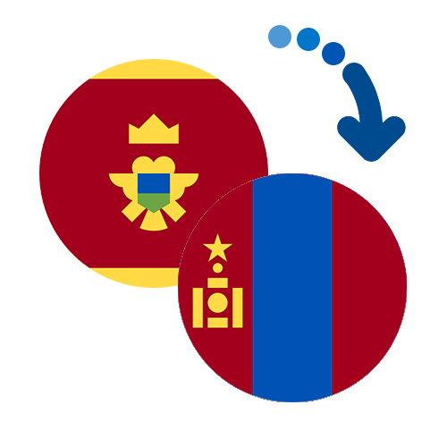 ¿Cómo mandar dinero de Montenegro a Mongolia?