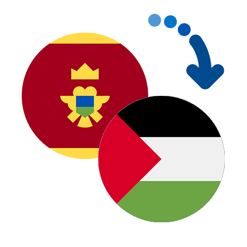 How to send money from Montenegro to Palestine
