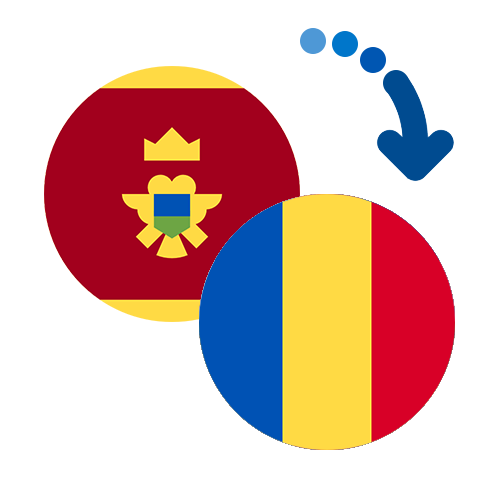 Wie kann man online Geld von Montenegro nach Tschad senden?