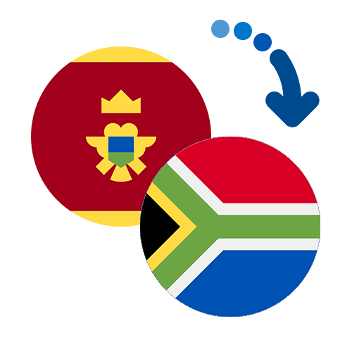 How to send money from Montenegro to South Africa