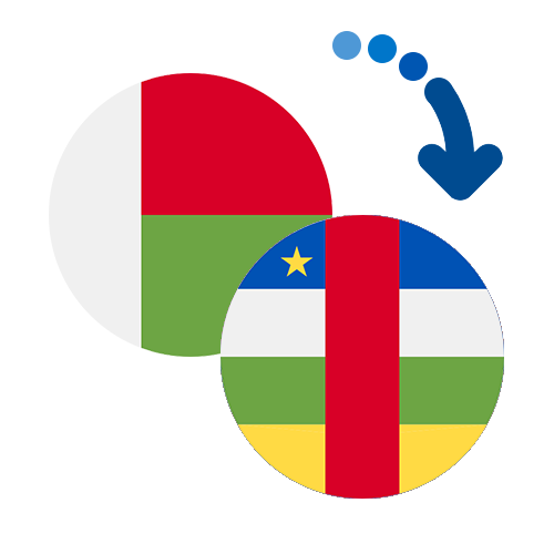Wie kann man online Geld von Madagaskar in die Zentralafrikanische Republik senden?