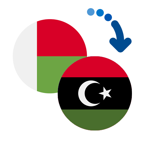 Wie kann man online Geld von Madagaskar nach Libyen senden?
