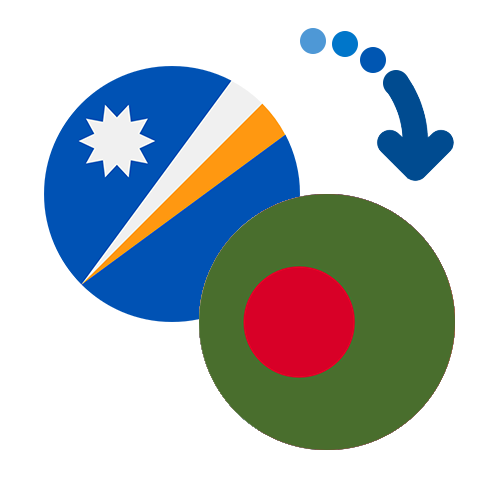 Wie kann man online Geld von den Marshallinseln nach Bangladesch senden?