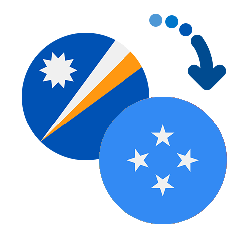 Wie kann man online Geld von den Marshallinseln nach Mikronesien senden?