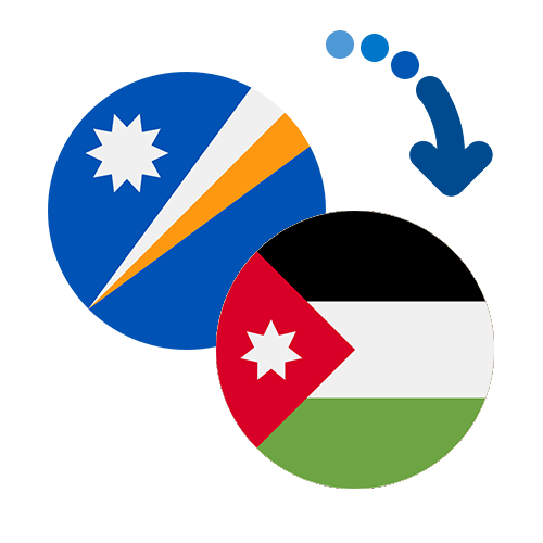 ¿Cómo mandar dinero de las Islas Marshall a Jordania?