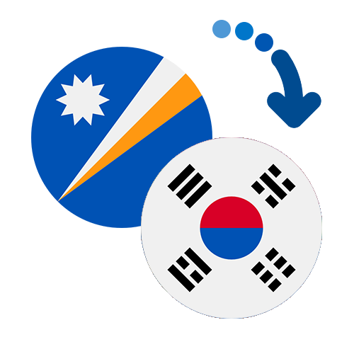 Jak wysłać pieniądze z Wysp Marshalla do Korei Południowej online?