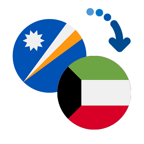 ¿Cómo mandar dinero de las Islas Marshall a Kuwait?