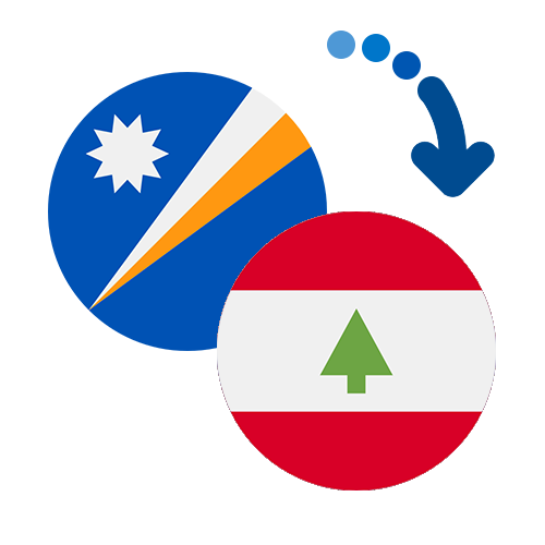 Wie kann man online Geld von den Marshallinseln nach Libanon senden?