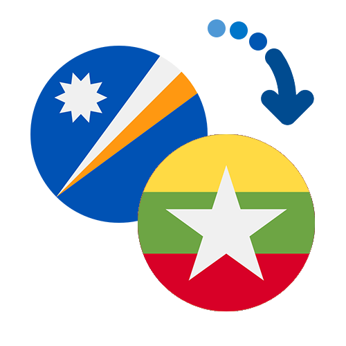 Jak wysłać pieniądze z Wysp Marshalla do Birmy online?