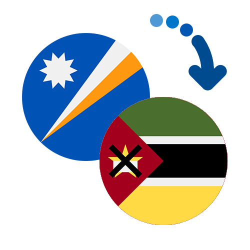 Wie kann man online Geld von den Marshallinseln nach Mosambik senden?