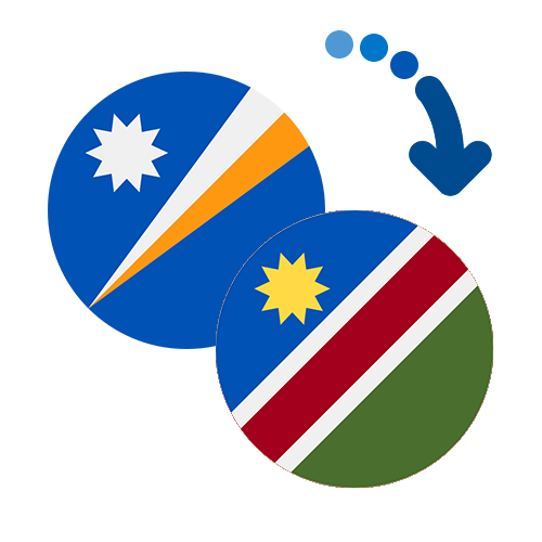 Wie kann man online Geld von den Marshallinseln nach Namibia senden?