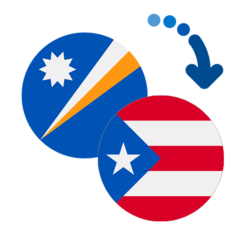 Wie kann man online Geld von den Marshallinseln nach Puerto Rico senden?