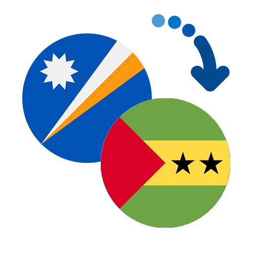 Wie kann man online Geld von den Marshallinseln nach Sao Tome und Principe senden?