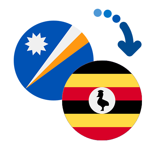 Wie kann man online Geld von den Marshallinseln nach Uganda senden?
