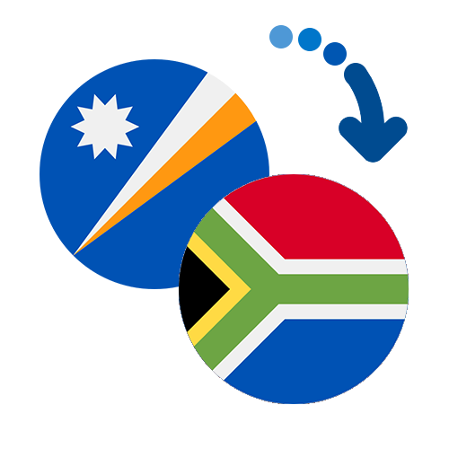 Wie kann man online Geld von den Marshallinseln nach Südafrika senden?