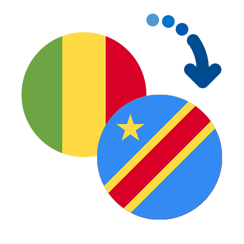 Wie kann man online Geld von Mali nach Kongo senden?