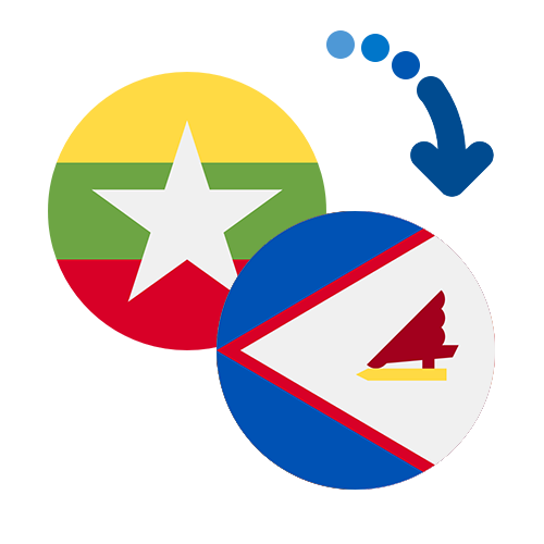 Jak wysłać pieniądze z Birmy do Samoa Amerykańskiego online?