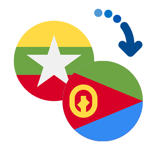 Wie kann man online Geld von Myanmar nach Eritrea senden?