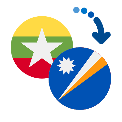 ¿Cómo mandar dinero de Myanmar a las Islas Marshall?
