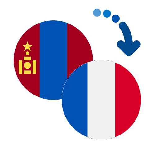 How to send money from Mongolia to France