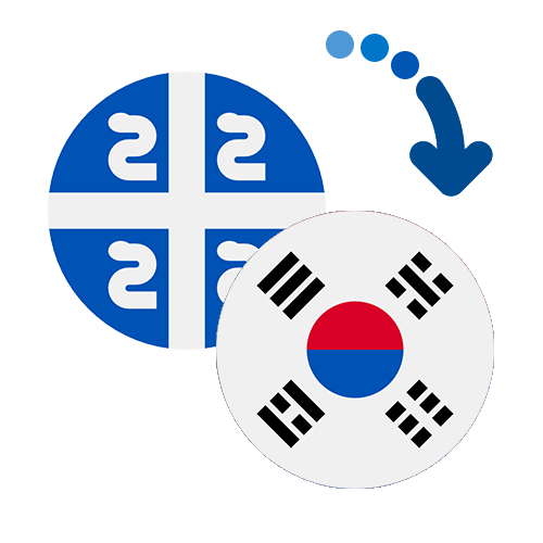 Jak wysłać pieniądze z Martyniki do Korei Południowej online?