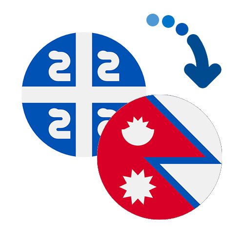 ¿Cómo mandar dinero de Martinica a Nepal?