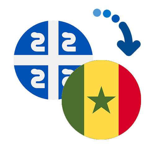 Wie kann man online Geld von Martinique nach Senegal senden?
