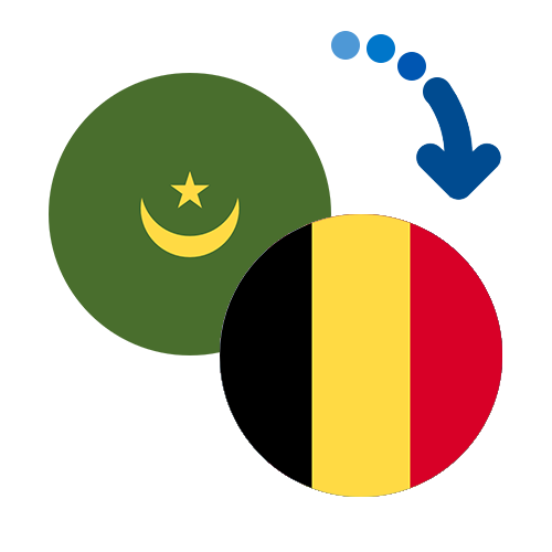 How to send money from Mauritania to Belgium