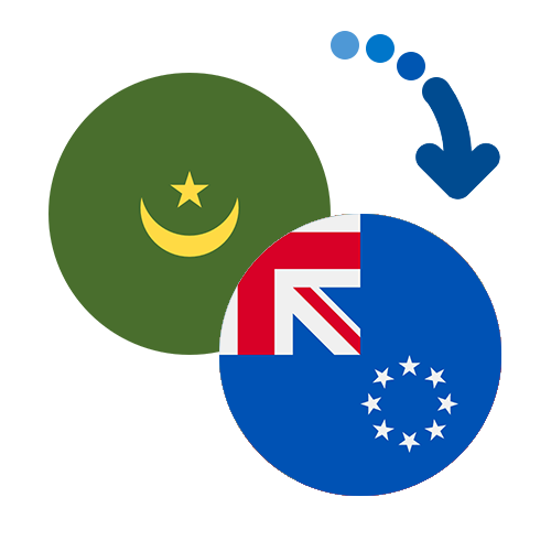 ¿Cómo mandar dinero de Mauritania a las Islas Cook?