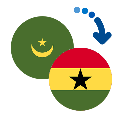 Wie kann man online Geld von Mauretanien nach Ghana senden?