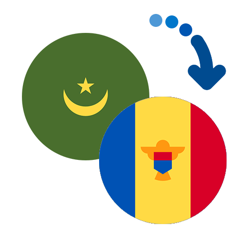 Wie kann man online Geld von Mauretanien nach Moldawien senden?