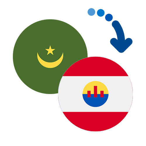 ¿Cómo mandar dinero de Mauritania a la Polinesia Francesa?
