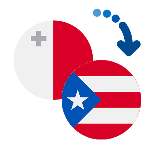 How to send money from Malta to Puerto Rico