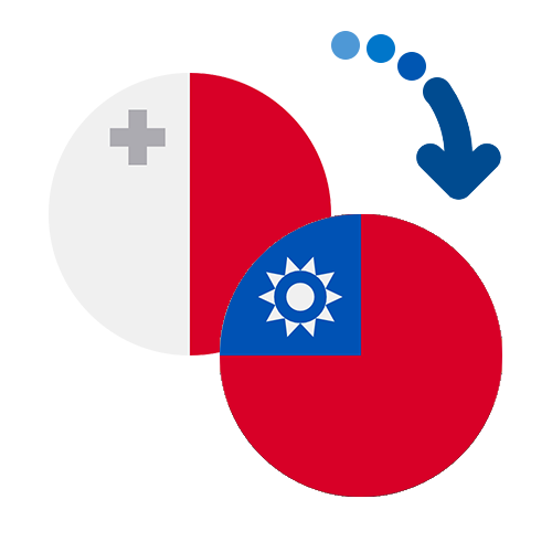 Wie kann man online Geld von Malta nach Taiwan senden?