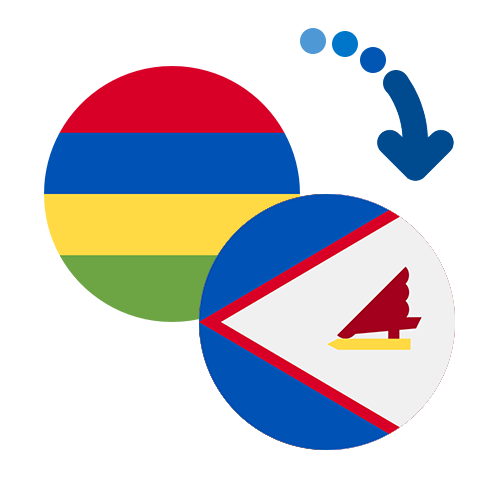 Jak wysłać pieniądze z Mauritiusu do Samoa Amerykańskiego online?