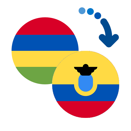 Wie kann man online Geld von Mauritius nach Ecuador senden?