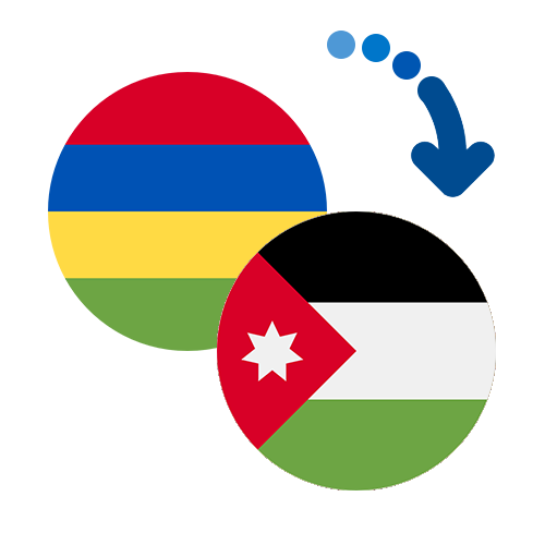 Wie kann man online Geld von Mauritius nach Jordanien senden?