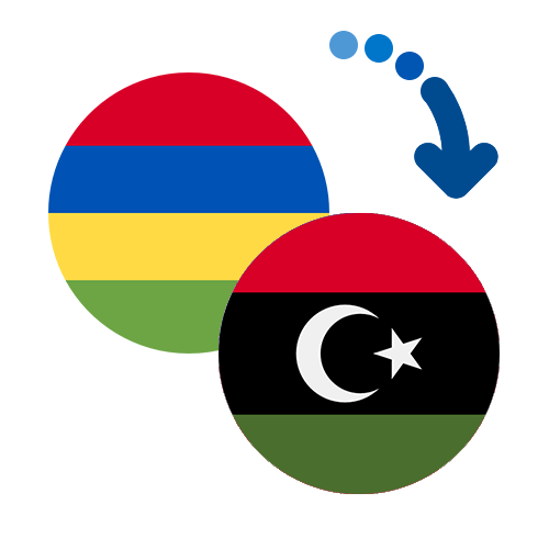 Wie kann man online Geld von Mauritius nach Libyen senden?