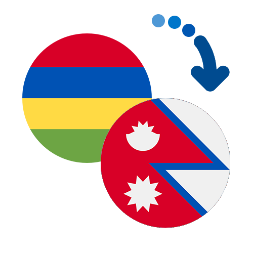 Wie kann man online Geld von Mauritius nach Nepal senden?