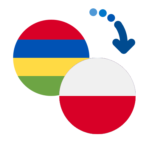 Wie kann man online Geld von Mauritius nach Polen senden?
