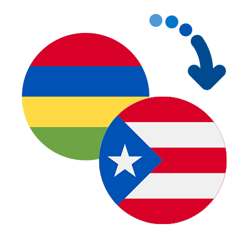 How to send money from Mauritius to Puerto Rico