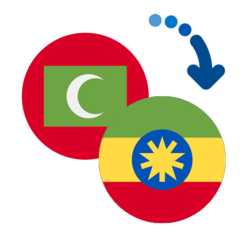 Wie kann man online Geld von den Malediven nach Äthiopien senden?